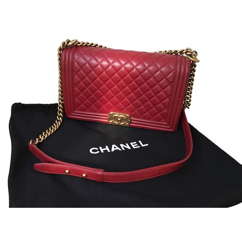 red chanel boy bag price|chanel boy bag for sale.